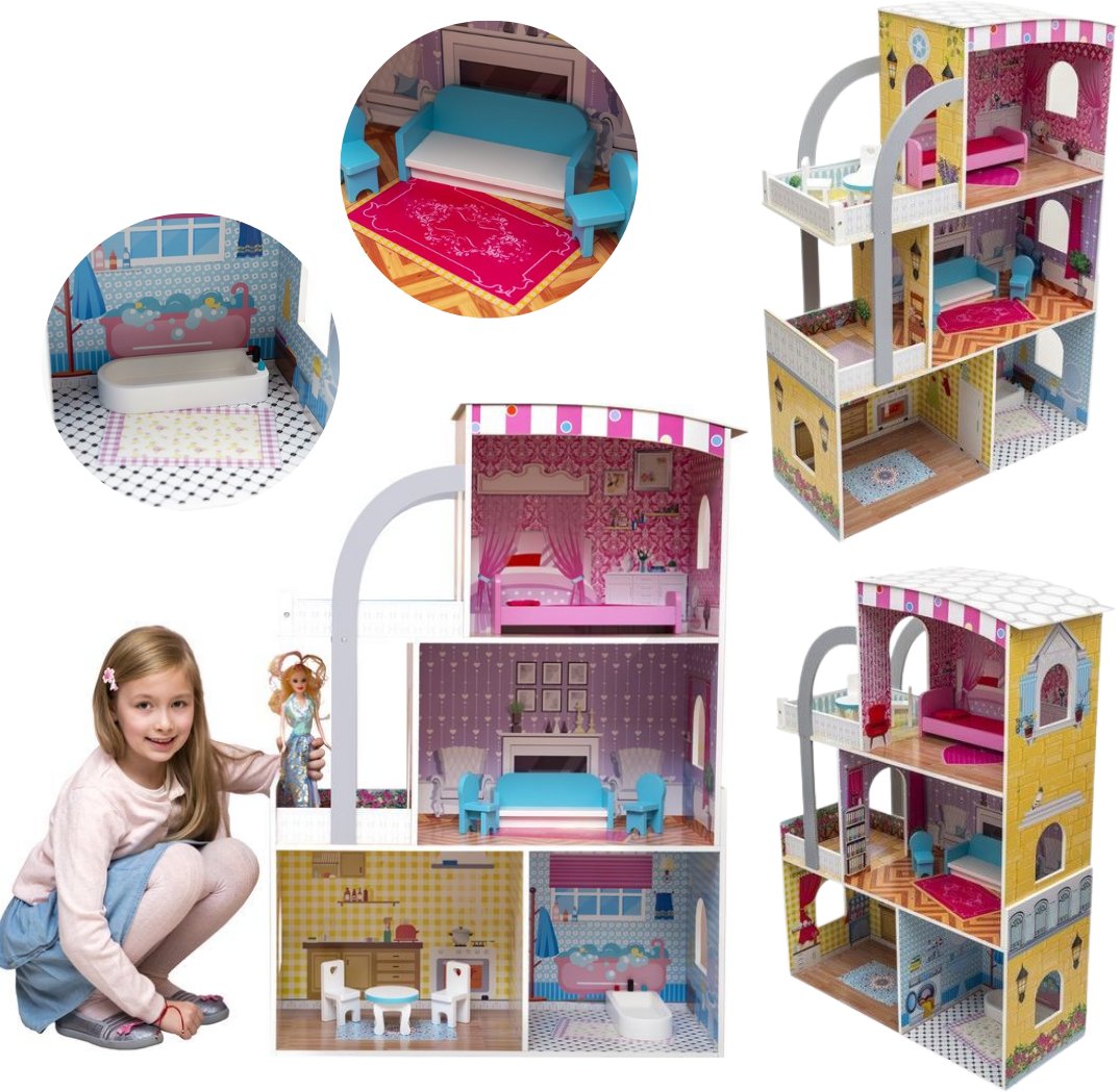 Nowoczesna luksusowa willa - domek dla lalek