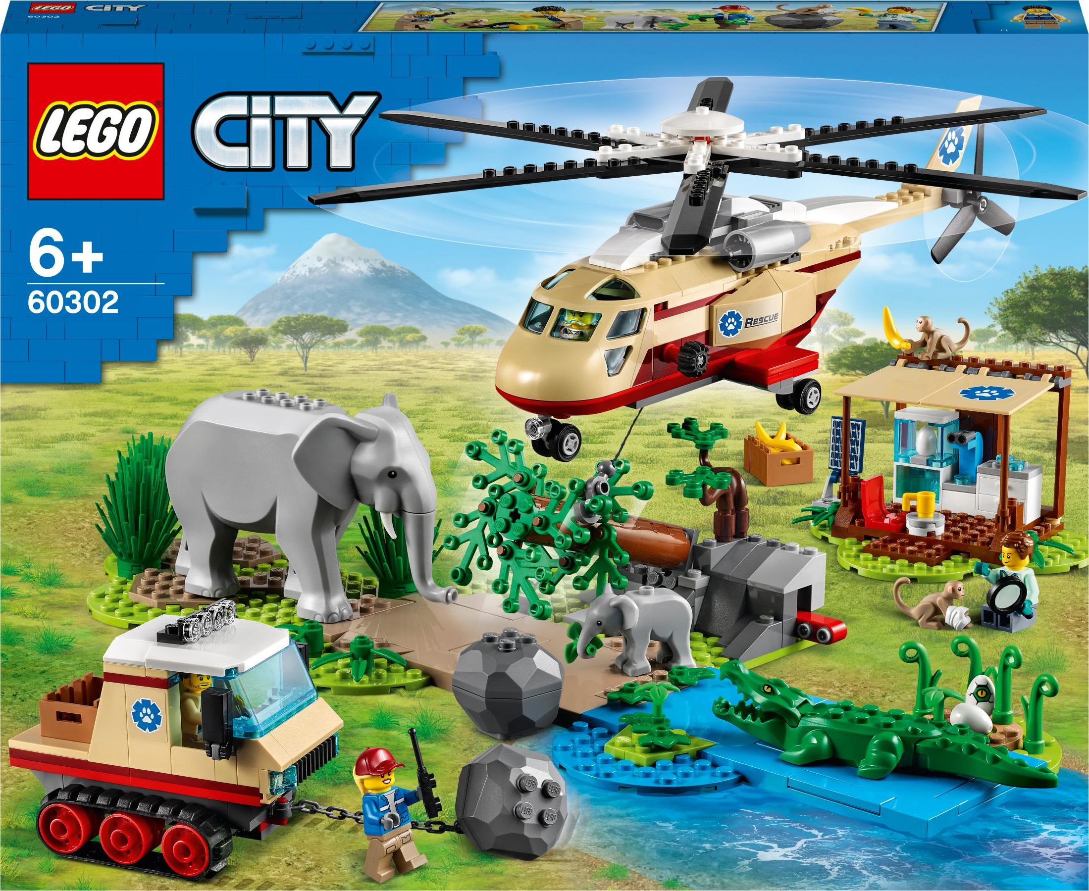 LEGO City Na ratunek dzikim zwierzętom (60302)