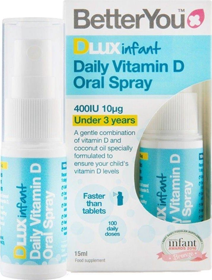 BetterYou BetterYou - DLux Infant Daily Vitamin D Oral Spray, 15 ml