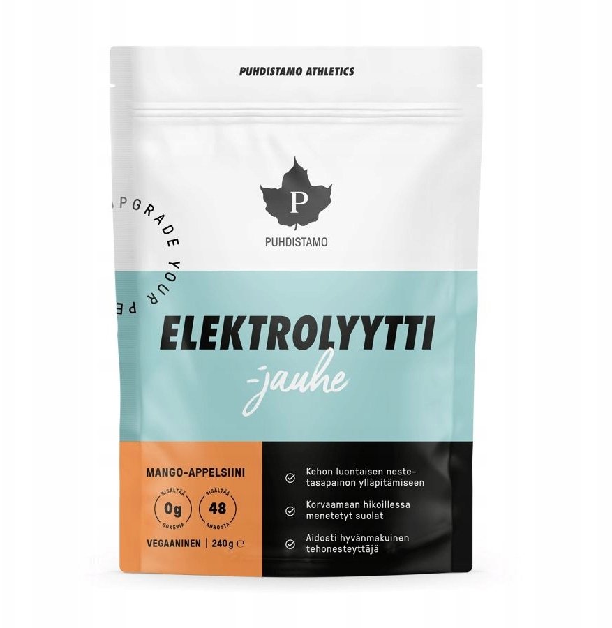 Pudhistamo Athletics Electrolyte powder Mango-Orange, 240 g