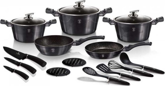Berlinger Haus Zestaw Garnków Berlingerhaus Bh-6920 Carbon Pro