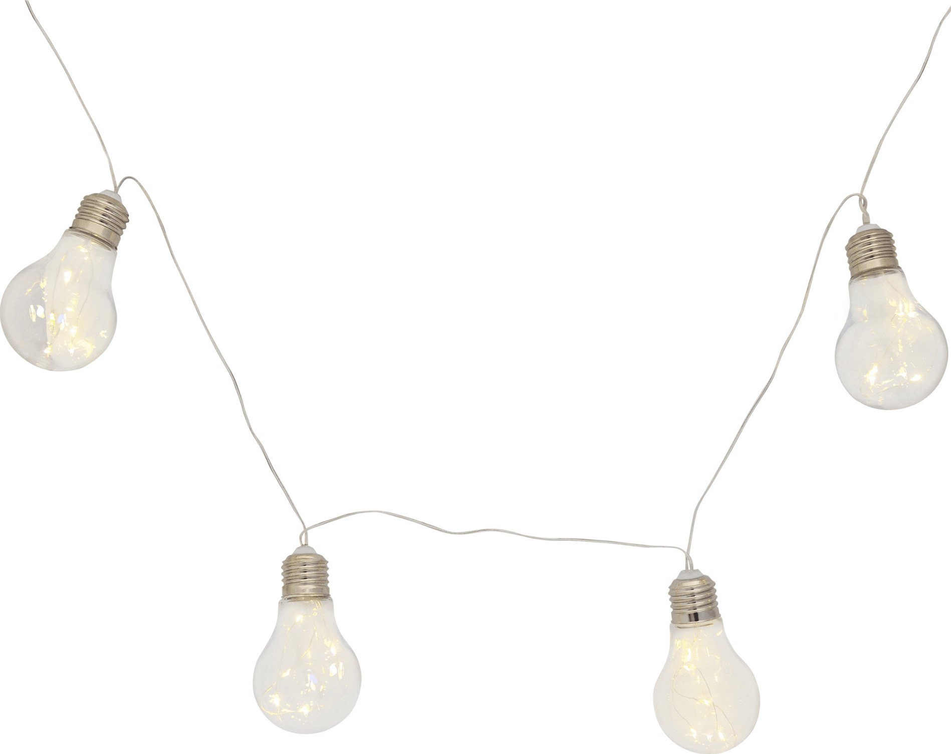 Polux Girlanda na baterie ze światełkami 10 LED 2,1m ciepła