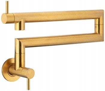 6623-030-31 DUERO POT FILLER BATERIA KUCHENNA,ZLEW ŚCIENNA, PRZEGUBOWA, BRUSHED GOLD // B-97-00-5-022-GOLD