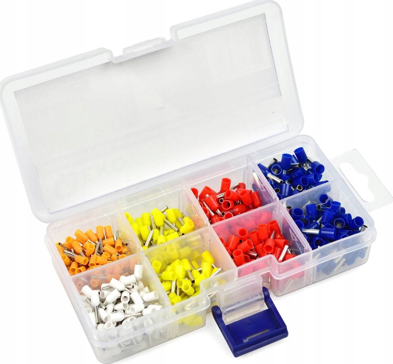 Geko Kpl. tulejek, końcówek zarabiania kabli konektorów 500szt. (100)