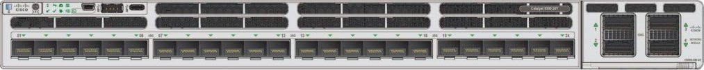 Switch Cisco Cisco Catalyst 9300X - Network Essentials - Switch - L3 - managed - 24 x 100/1000/2.5G/5G/10GBase-T (UPOE+) - an Rack montierbar - UPOE+