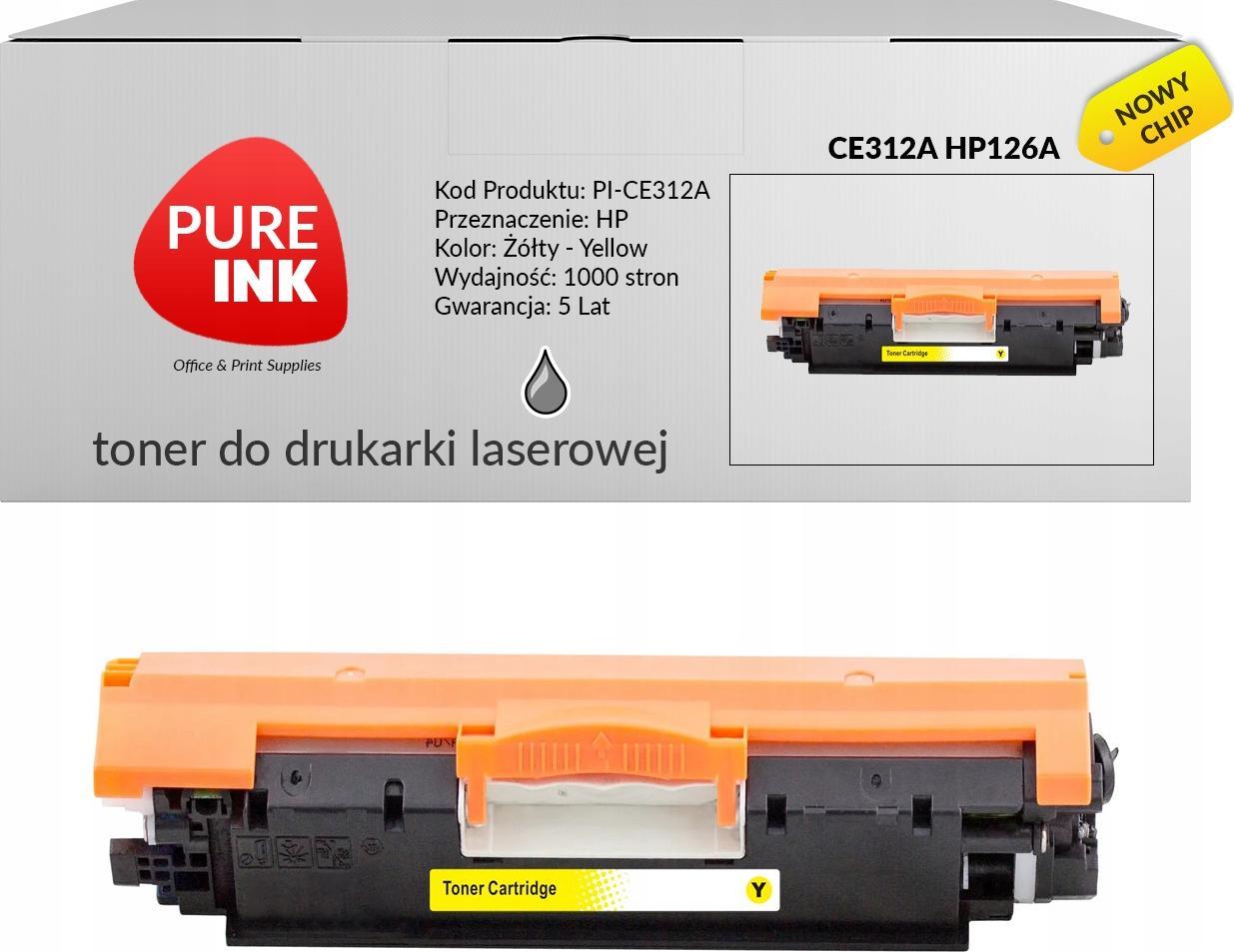 Toner Pureink Yellow Zamiennik 126A