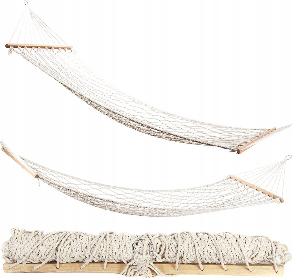 Verk HAMAK OGRODOWY SZNURKOWY ZE STELAŻEM BUJAK SIATKA