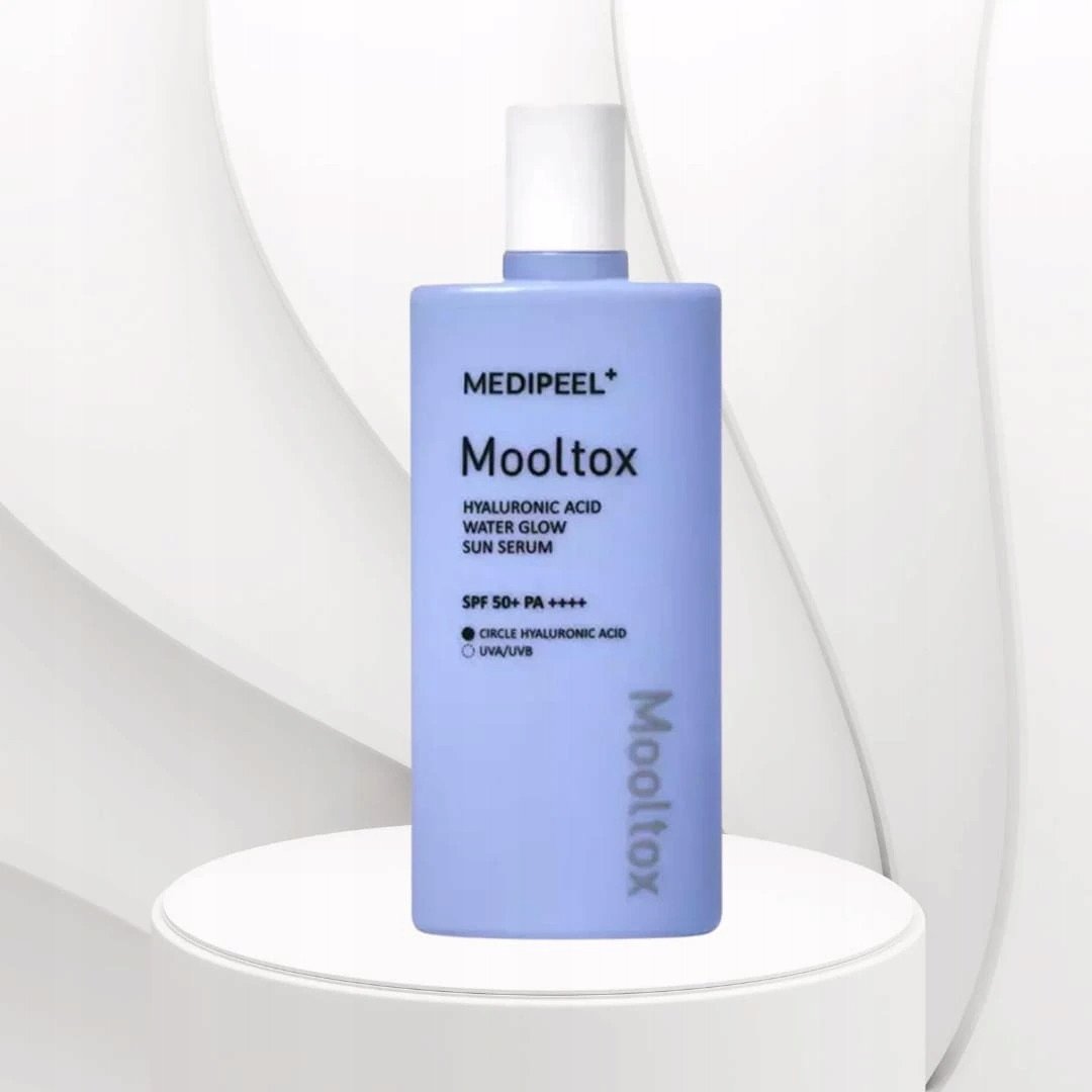 MEDI-PEEL Mooltox hialurono rūgšties vandens švytėjimo serumas nuo saulės 50 ml