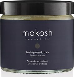 Mokosh Peeling solny do ciała Zielona kawa z tabaką 300g