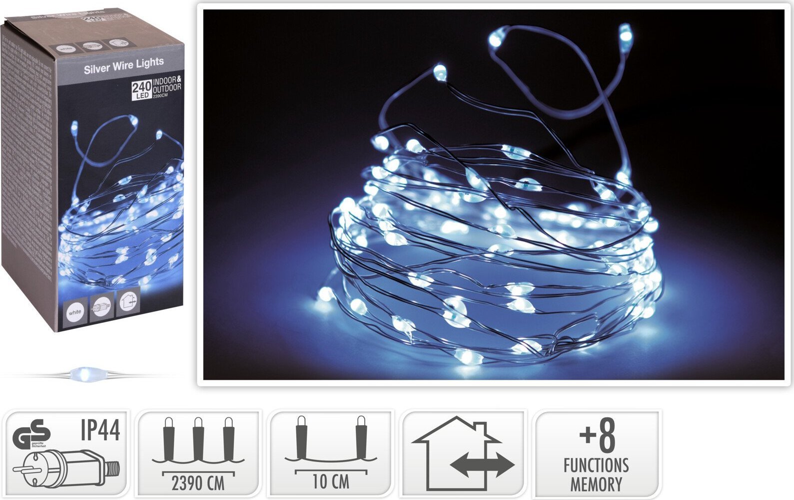 LED girlianda, 23.9 m