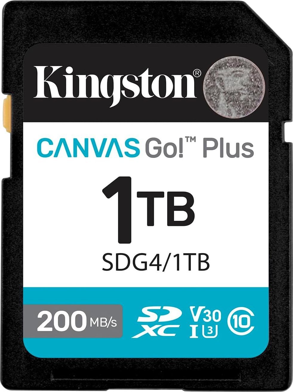Karta Kingston Canvas Go! Plus (Gen4) SDXC 1 TB Class 10 UHS-I/U3 V30 (SDG4/1TB)
