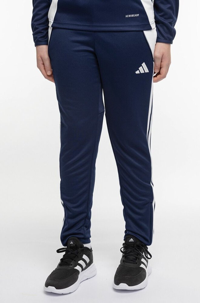 Adidas Spodnie dla dzieci adidas Tiro 24 Slim Training granatowe IS1001 140cm