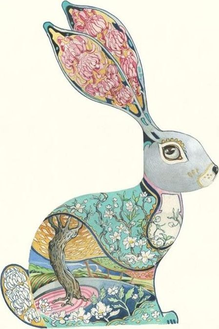 DM Collection Karnet A111 B6 + koperta Szary królik