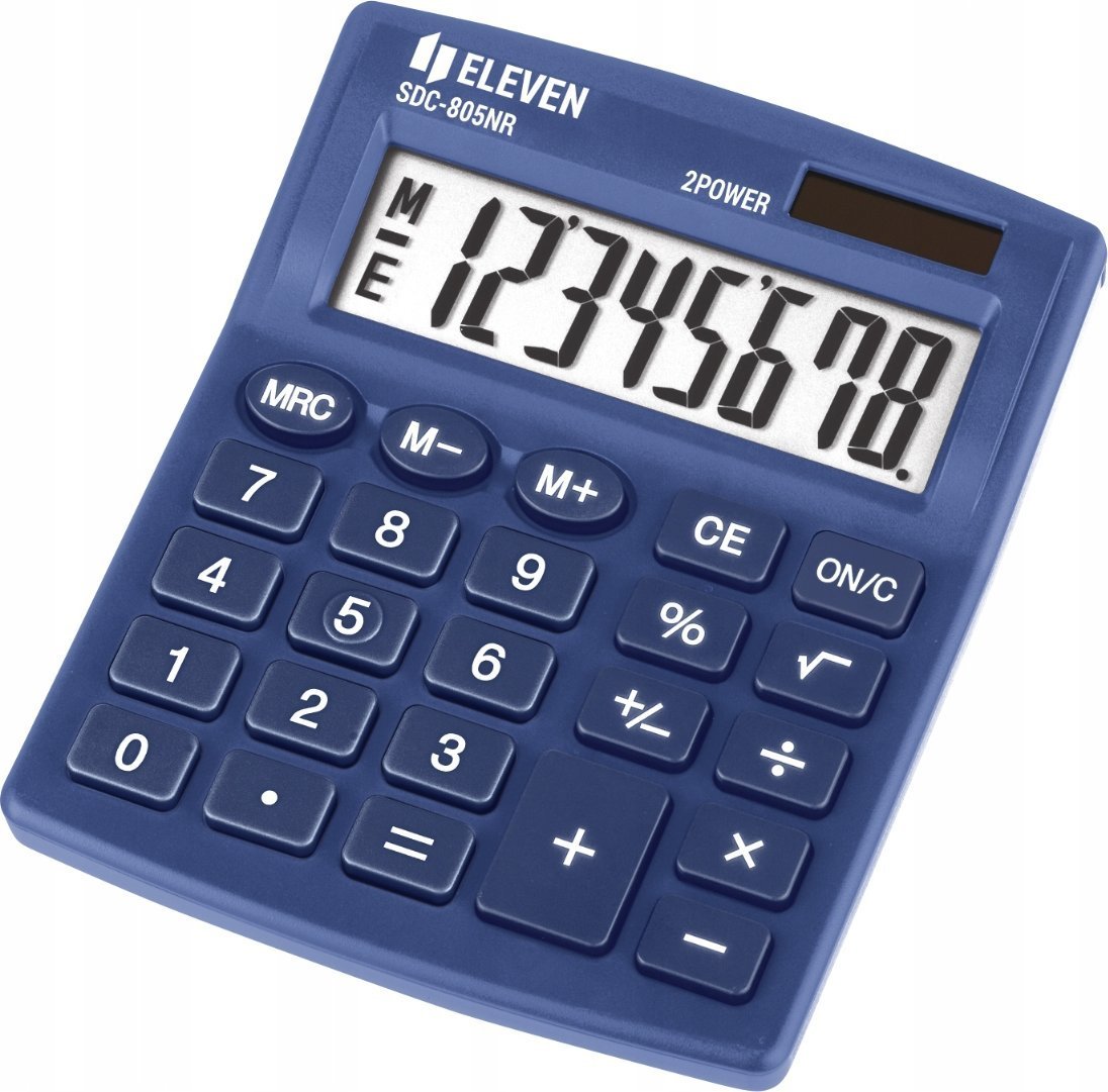 Kalkulator Eleven ELEVEN kalkulator biurowy SDC805NRNVE granatowy odcień perłowy
