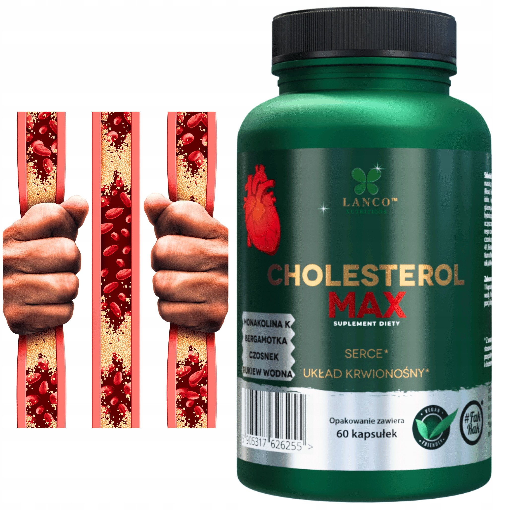 Lanco Cholesterol Max 60 kapsułek one size
