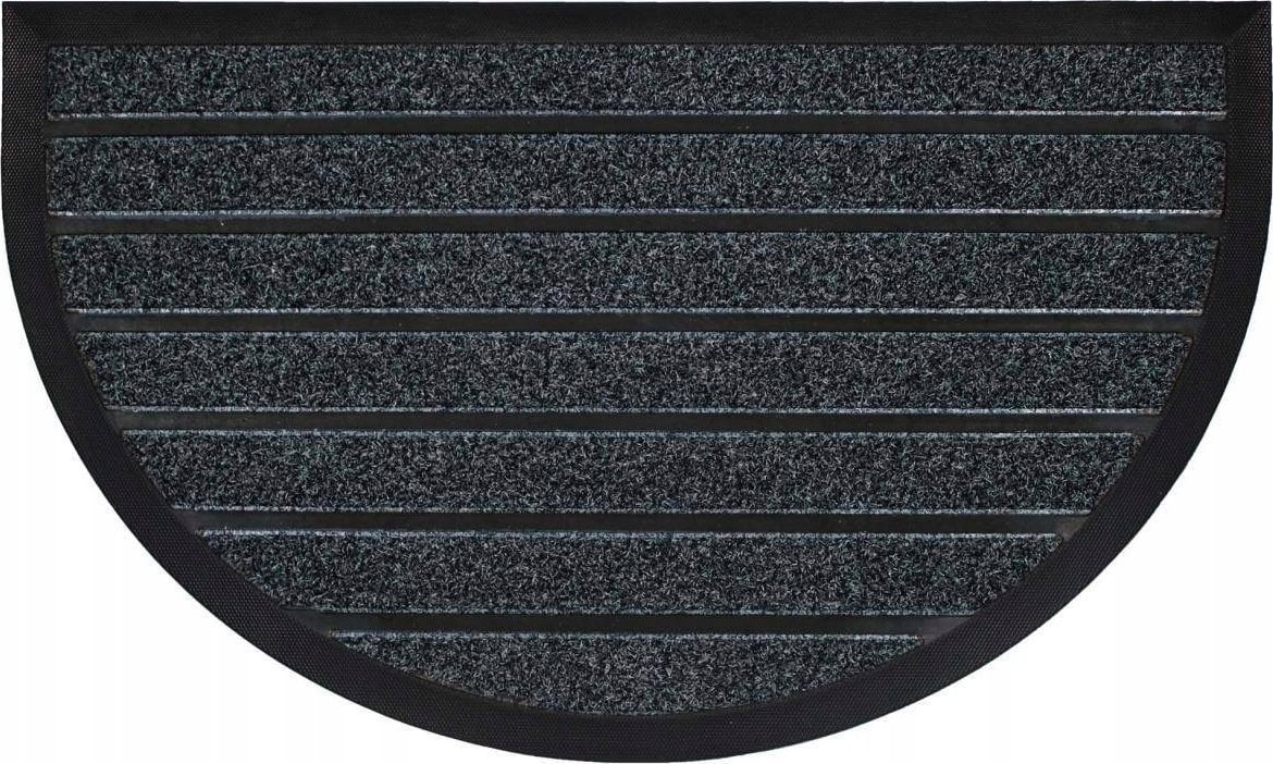 Douceur d`Interieur Wycieraczka gumowa pod drzwi GALETS, półksiężyc, PCV, 45 x 75 cm