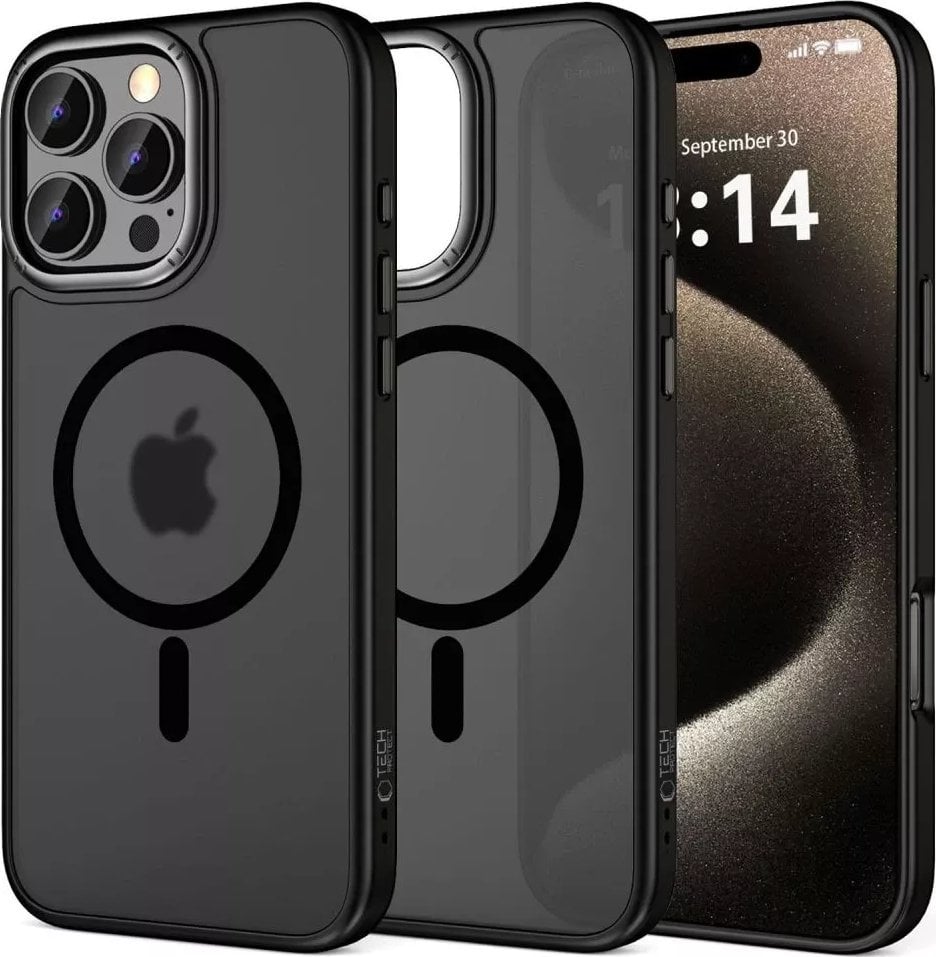 Tech 21 Etui Tech-Protect MagEdge MagSafe na iPhone 16 Pro Max - półprzezroczyste