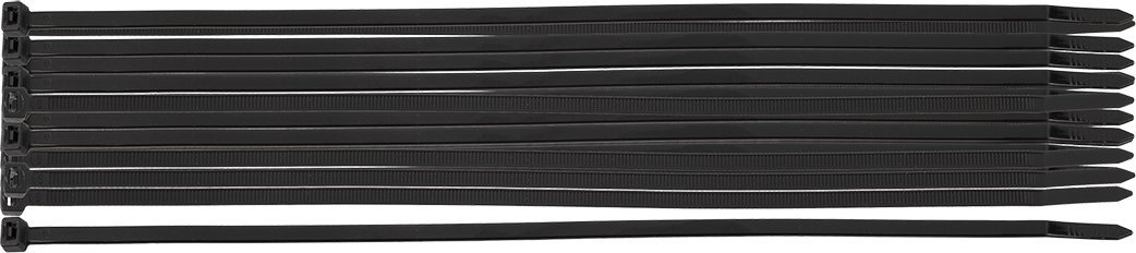 Neo Opaski zaciskowe EXTREME 3.6 × 150 mm, czarne, 20 szt.