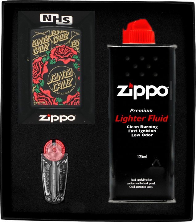 Zestaw ZIPPO Zapalniczka SANTA CRUZ DESIGN Prezentowy No1