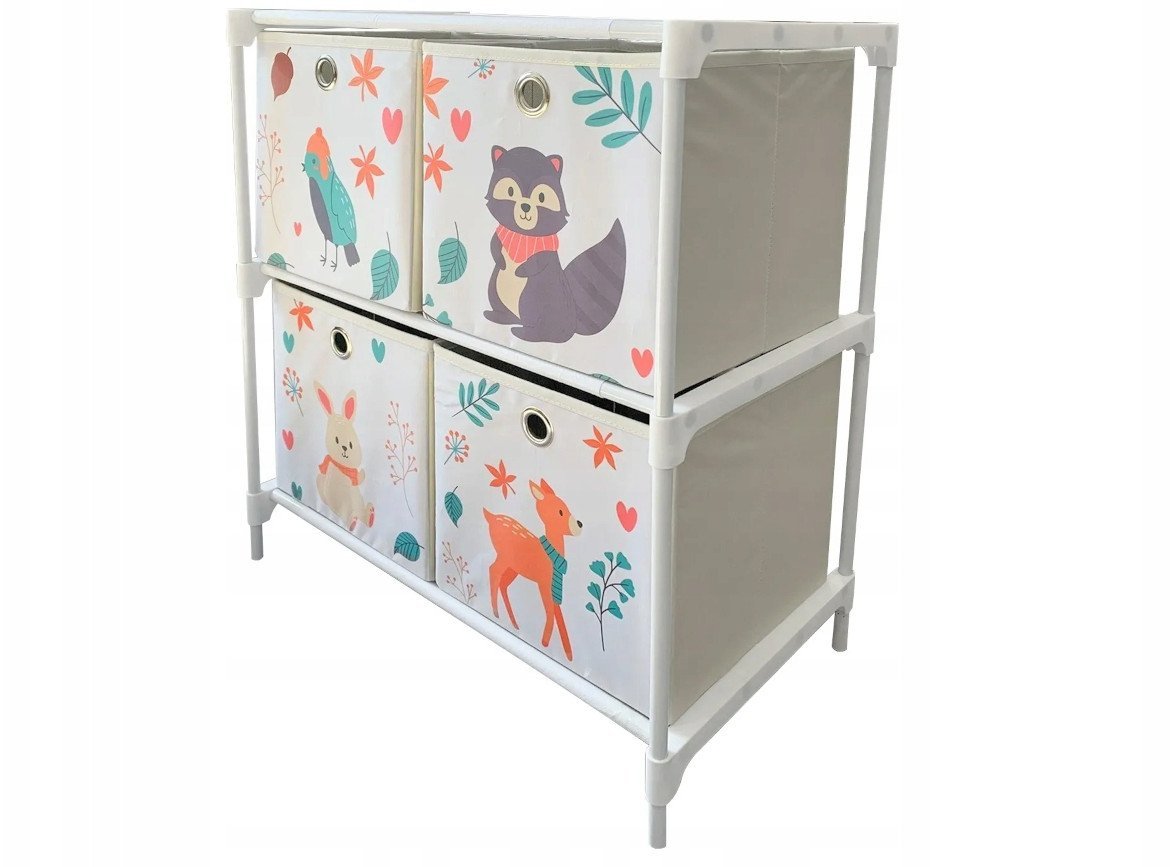 Vaikiška lentyna žaislams Tiga-1, balta