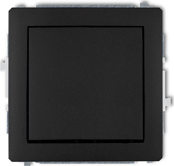 Karlik Przycisk Deco jednobiegunowy instalacyjny czarny mat (12DWP-4.1)