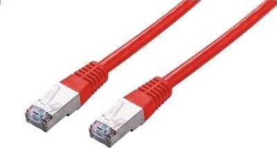 C-Tech C-TECH kabel patchcord Cat5e, FTP, červený, 0,5m