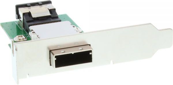 InLine SAS Low Profile Adapter Bracket external SFF-8088 - wewnętrzny SFF-8087 (27650)