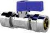 Arco MINI Zawór prosty do rur wielowarstwowych 16 x 16, uchwyt niebieski ARCO 868030