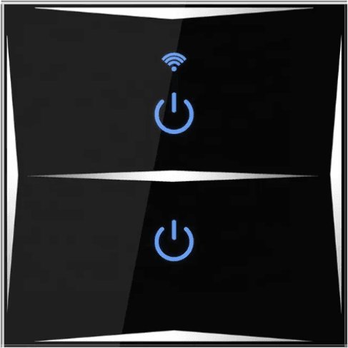 Spreest WŁĄCZNIK ŚWIATŁA LED PODWÓJNY PREMIUM SMART WIFI SZKLANY DOTYKOWY