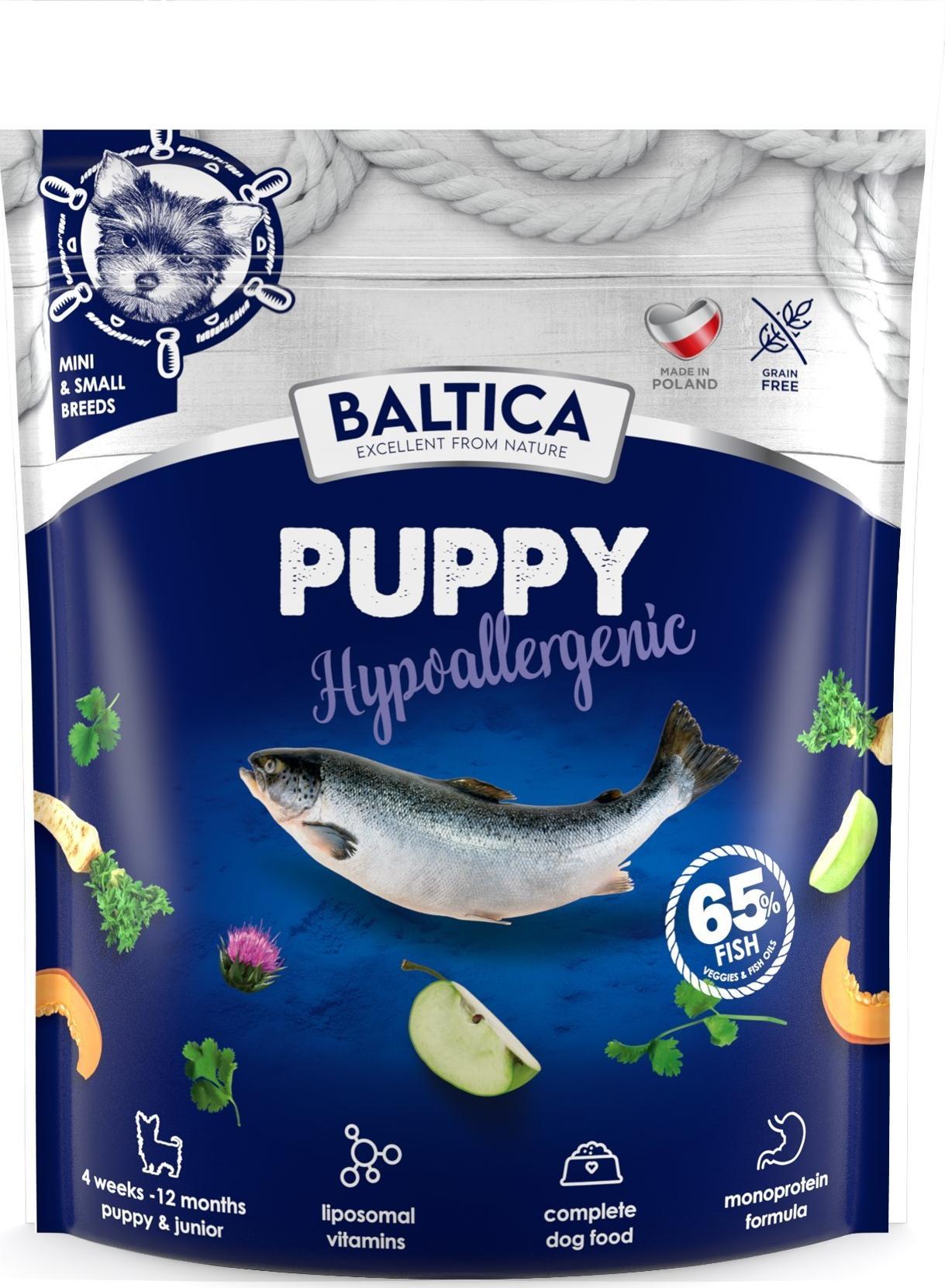 Baltica Karma dla szczeniaka Puppy Salmon Hypoallergenic 1kg małe rasy - Baltica