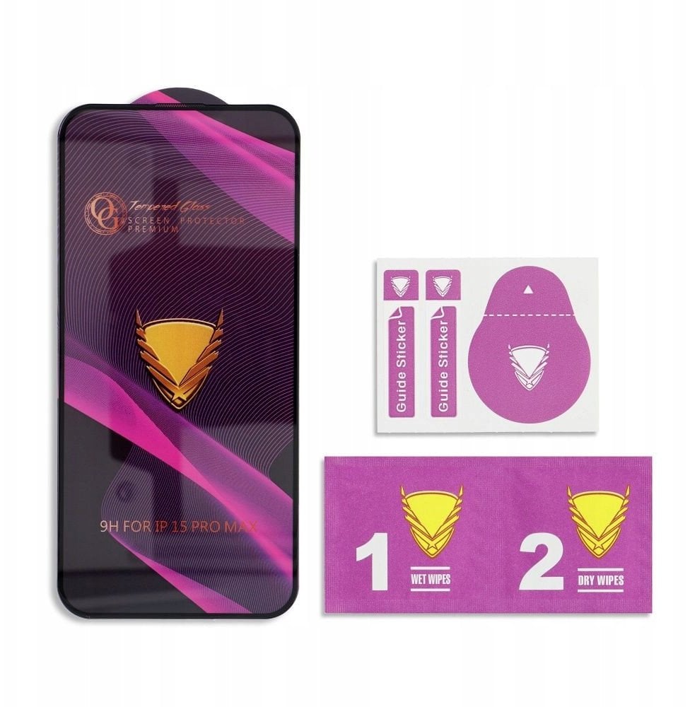 Szkło Hartowane OG 6D Premium Glass - do Xiaomi Redmi 15C 4G / 15C 5G czarny