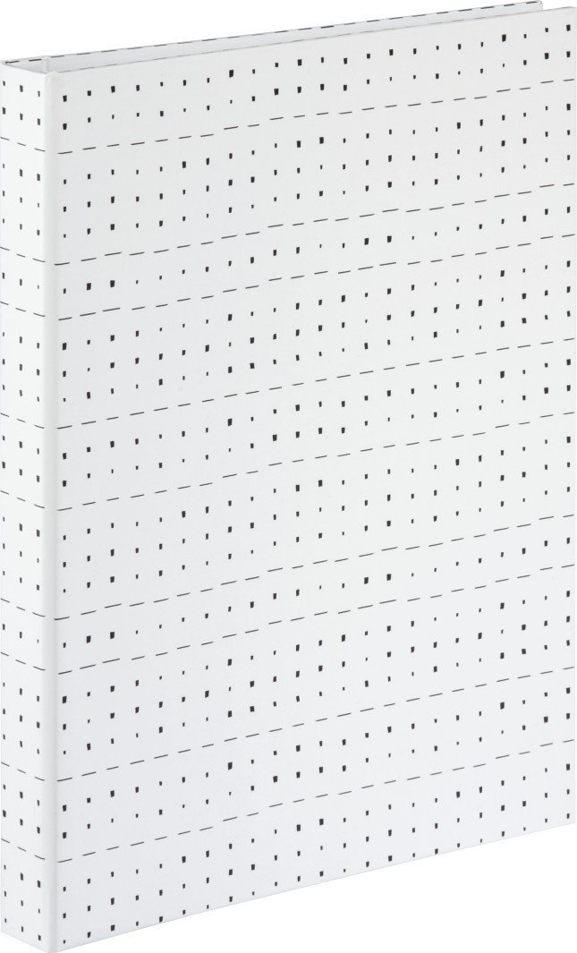 Hama Hama Graphic Spiral 19x24,5 40 white Pages Squares 7236