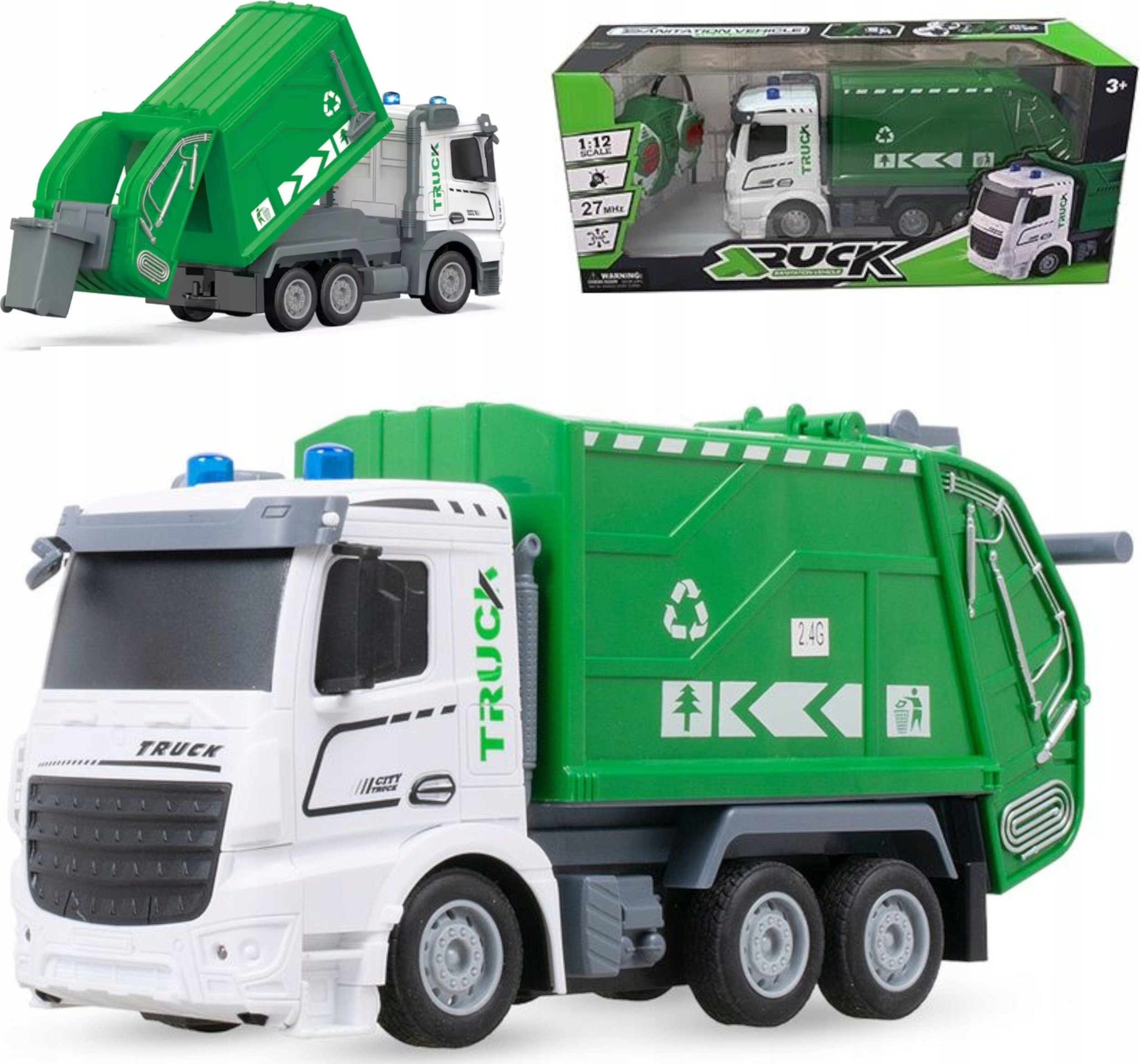 ŚMIECIARKA ZDALNIE STEROWANA AKUMULATOR ŁADOWARKA 9933-18