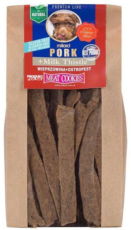 Milord Ciastka dla psa z wieprzowiną i ostropestem 80 g