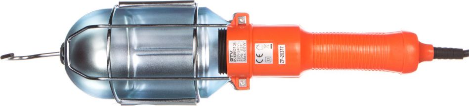 GTV Oprawa przenośna E27 5m max. 60W pomarańczowa OS-KAN527-24