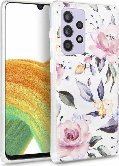 Tech-Protect TECH-PROTECT FLORAL GALAXY A33 5G WHITE