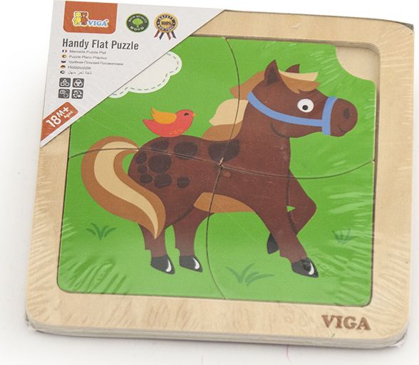 Viga Viga 51312 Puzzle na podkładce - Konik
