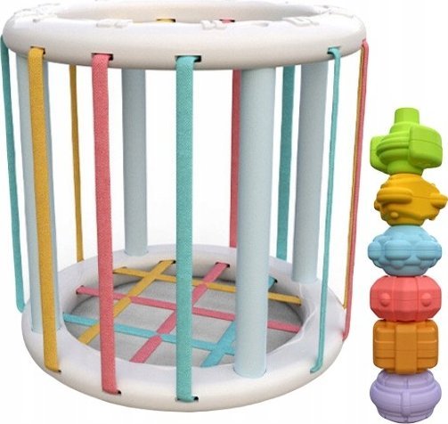 Pan i Pani Gadżet Elastyczna Kostka Sensoryczna Sorter Klocki Dla Dzieci Układanka