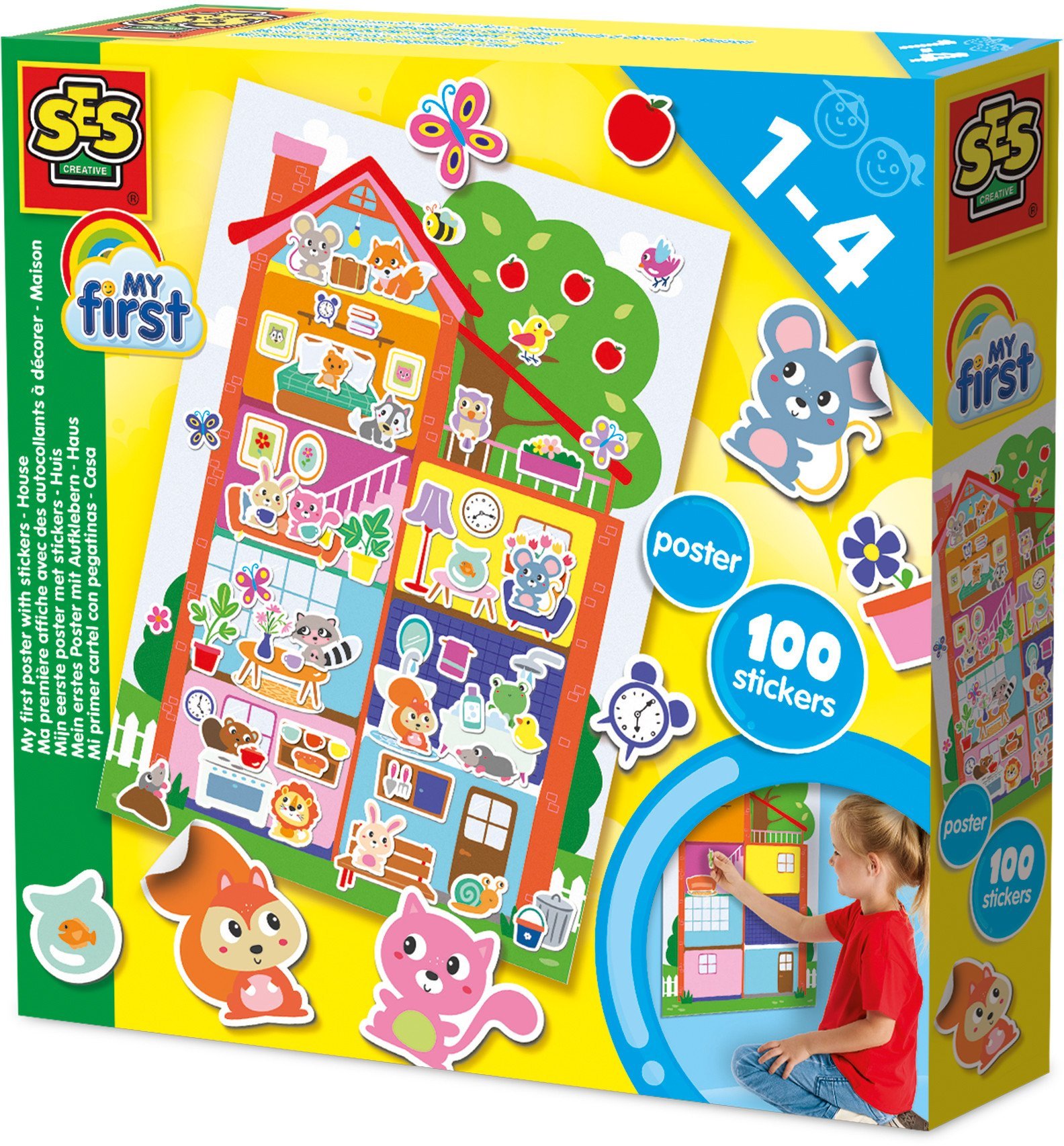 SES Mój pierwszy plakat z nakl.domek 14476 44760