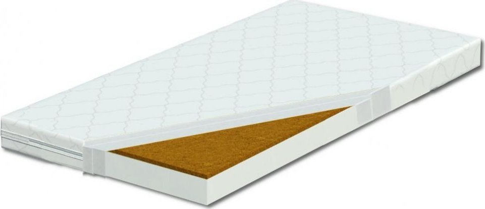 Tomi Materac do Łóżeczka Dziecięcego Kokos-Pianka 120x60 grubość 8 cm