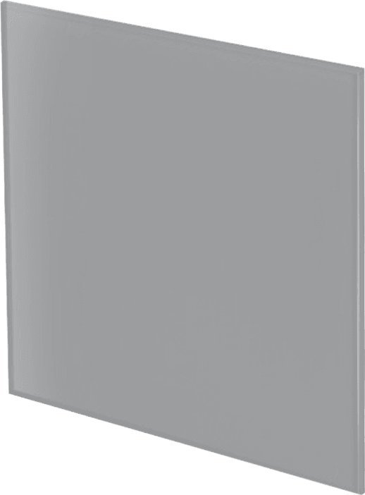 AWENTA Panel dekoracyjny do korpusu wentylatora Trax Glass fi 100 szary mat Awenta PTGG100M