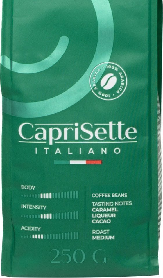 Coffee beans Caprisette Italiano, 250 g