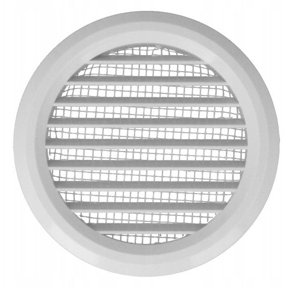 Ventika Kratka wentylacyjna okrĄga z konierzem okrĄgym fi 80mm biały MW80/2KO /2szt./