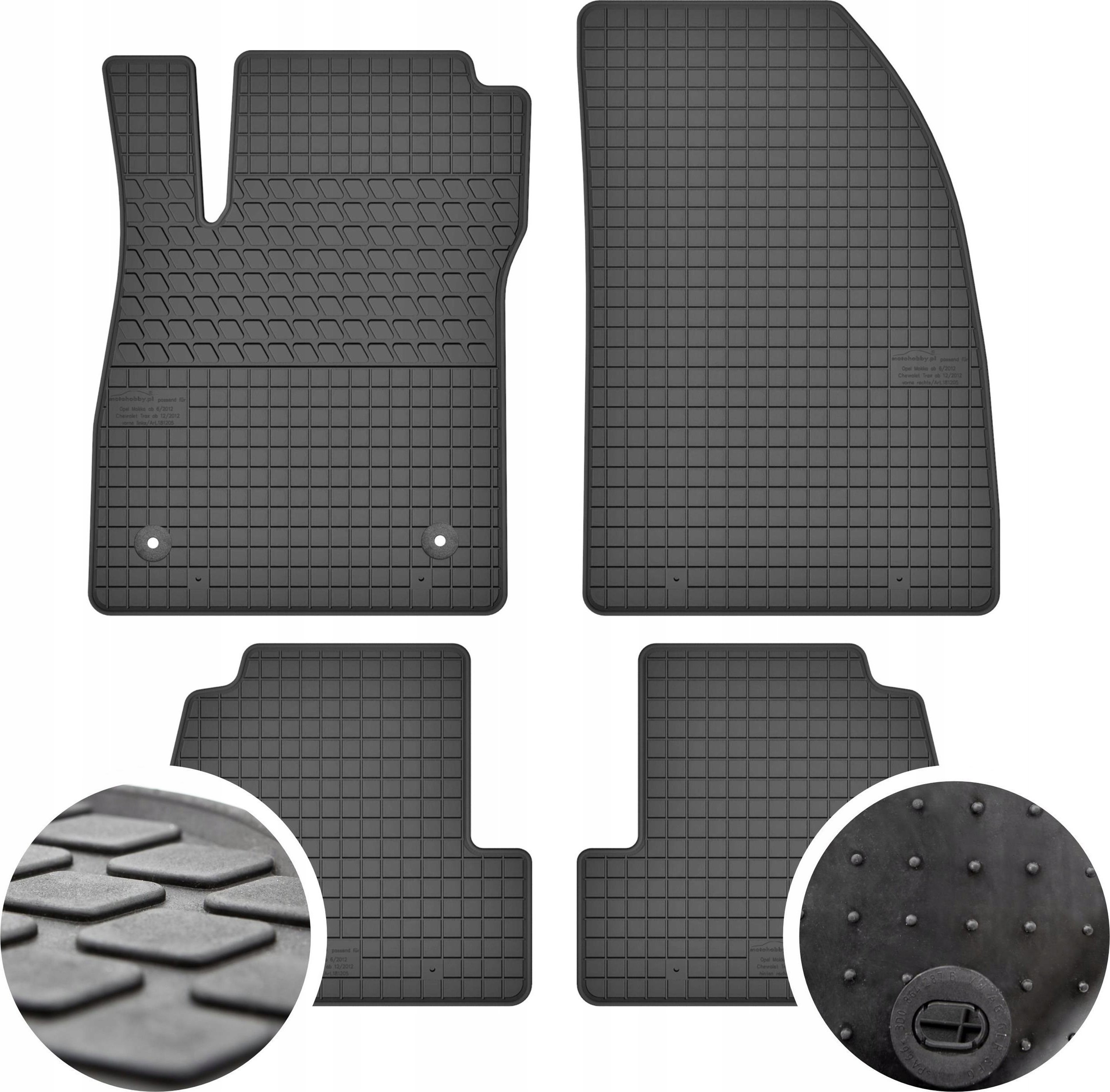 GeyerHosaja Dywaniki gumowe do Chevrolet Trax