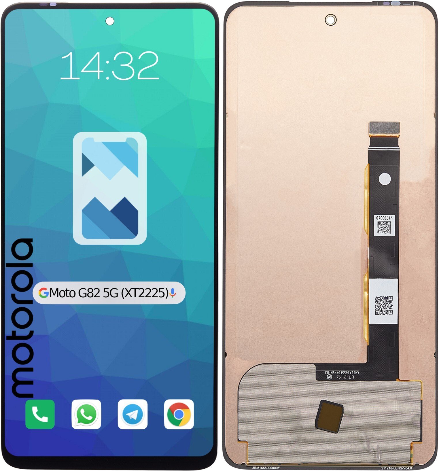 Wyświetlacz LCD Ekran Szybka Dotyk do Motorola Moto G82 5G | XT2225 | OLED