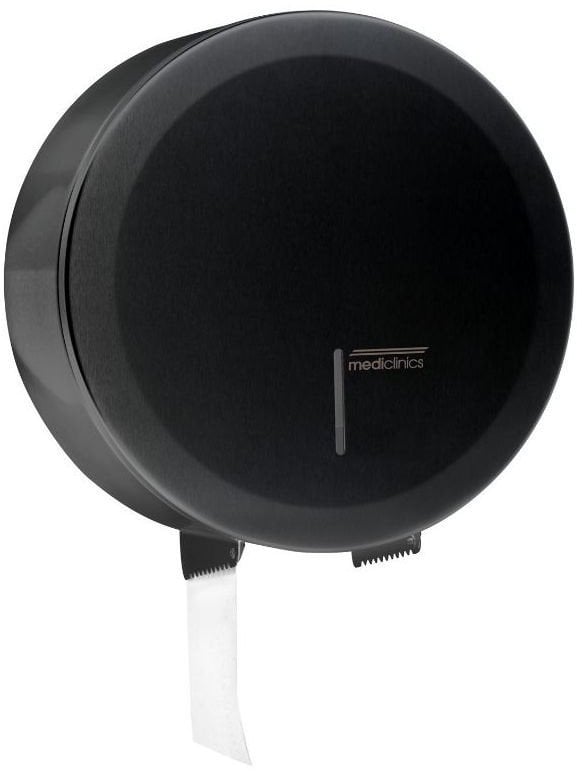MEDICLINICS PR2787B Tualetinio Popieriaus Dozatorius, 275Mm, Juoda Epoksidinė