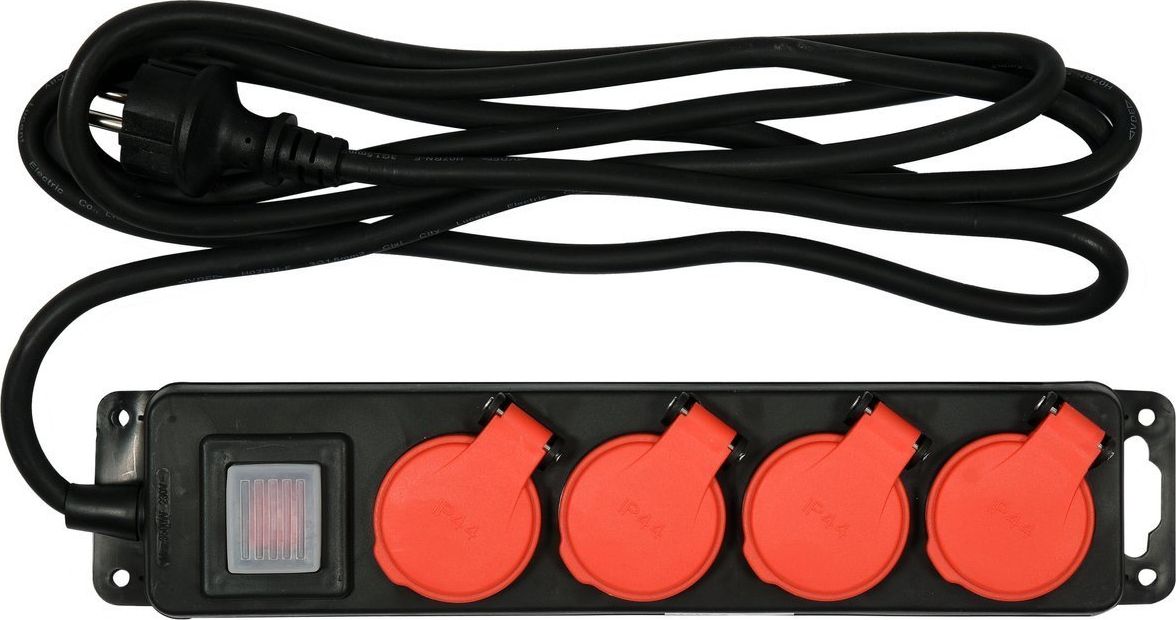 Listwa zasilająca Yato H07RN-F 4 gniazda 3 m czarna (YT-81241)