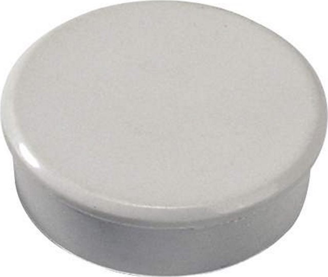 Dahle Magneter Dahle 38mm rund grå 10stk/pak 2,5kg bærekraft - (10 stk.)