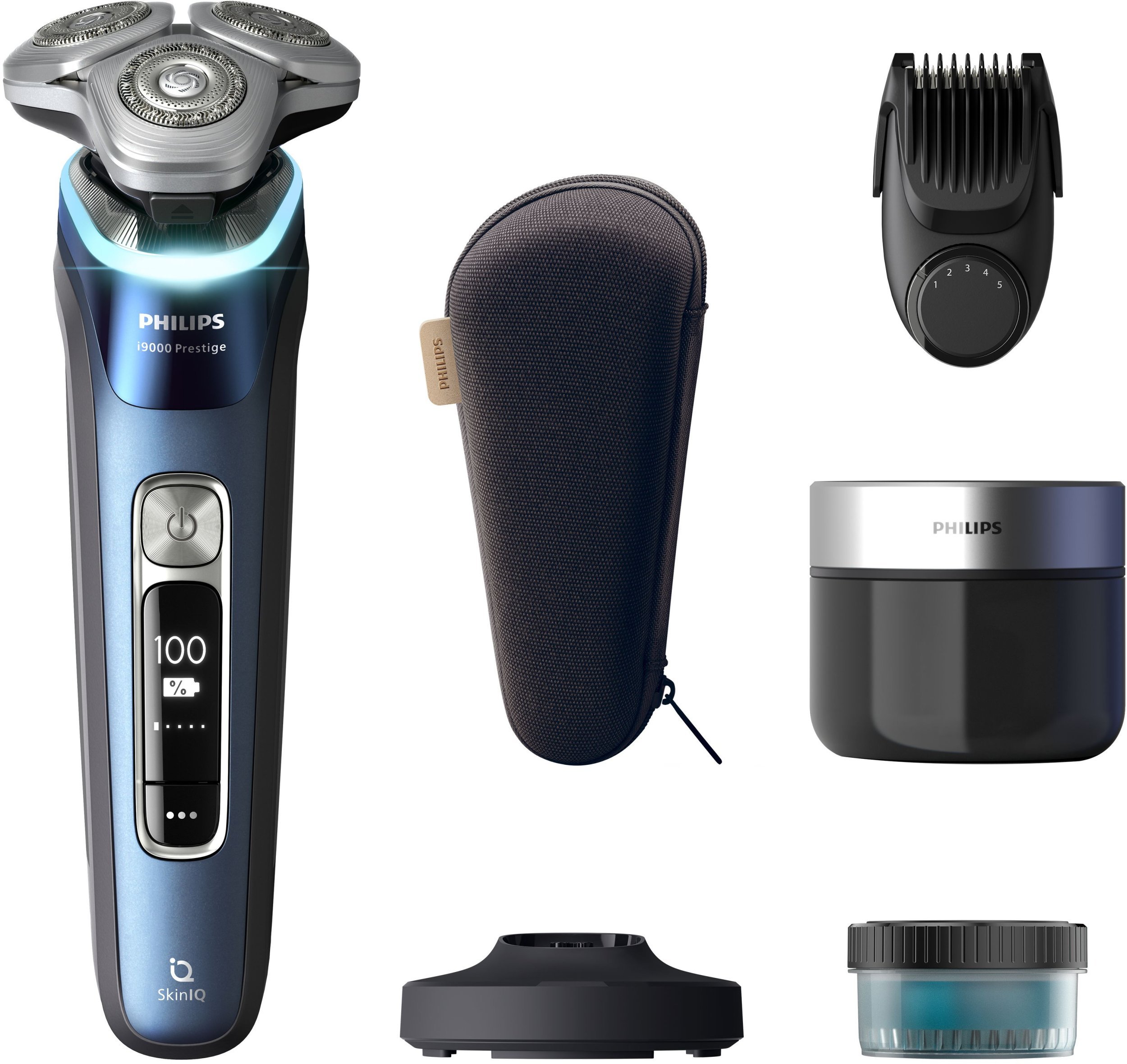 Golarka Xiaomi PHILIPS i9000 Prestige Ultra Wet/Dry Electric Shaver (Rechargeable) Mystic Aqua XP9201/33