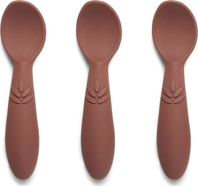 Nuuroo nuuroo - 3 łyżeczki silikonowe Mahogany